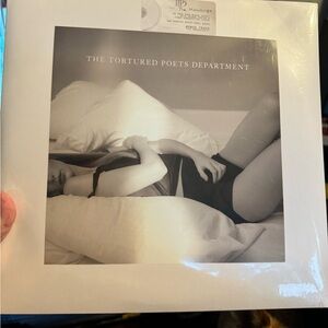 NEW Taylor Swift – The Tortured Poets Department-2xLP Ghosted White Vinyl